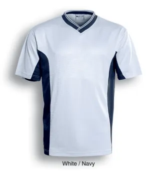 Kids Soccer Panel Jersey - White/Navy