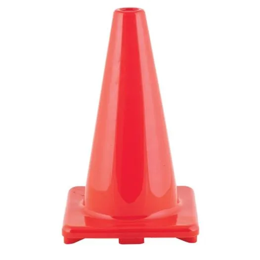 18 inch high visibility flexible vinyl cone