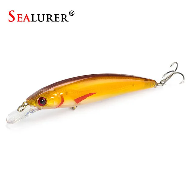 1PCS/LOT  Fishing Lure Minnow Lures Hard Bait Pesca 11CM/13.5G Fishing Tackle isca artificial Quality Hook Swimbait