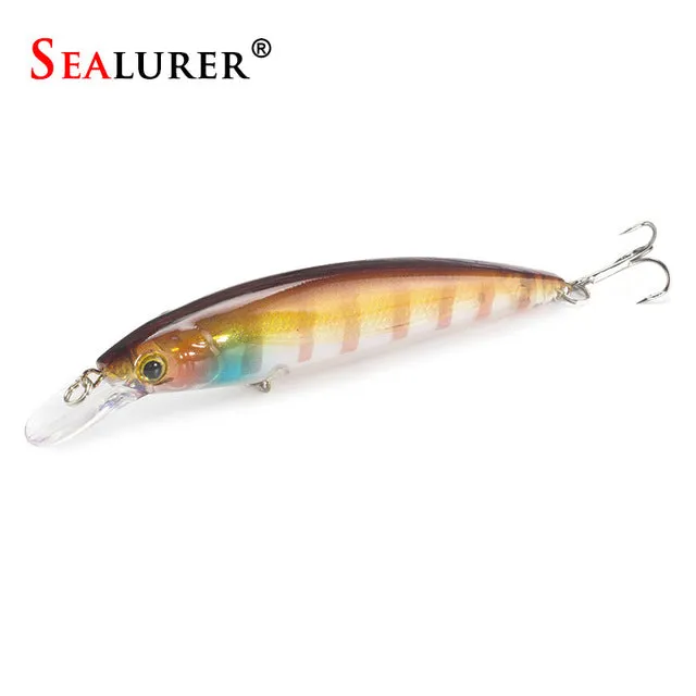 1PCS/LOT  Fishing Lure Minnow Lures Hard Bait Pesca 11CM/13.5G Fishing Tackle isca artificial Quality Hook Swimbait