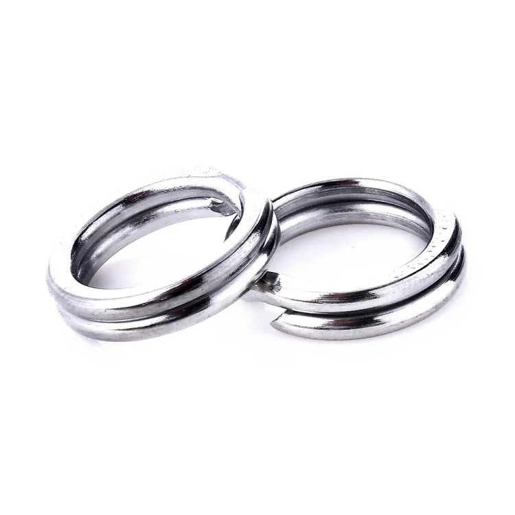 4mm HENGJIA SS010 50pcs /Pack Stainless Steel Flat Ring Fishing Space Fittings