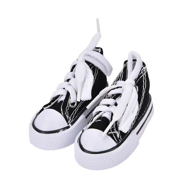 7 Colors 1 Pair Canvas Shoes For BJD Doll Toy Mini Doll Shoes for Sharon Doll Boots Dolls Accessories Hot Sale 7.5cm