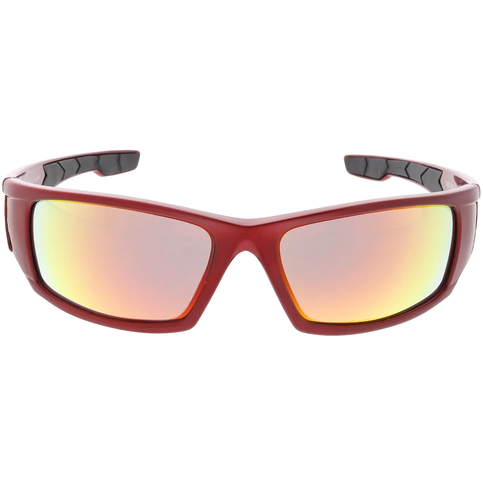 Action Sports TR-90 Sports Wrap Mirrored Lens Sunglasses C811