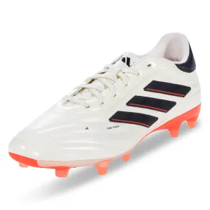 adidas Copa Pure 2 Pro Firm Ground Soccer Cleats (Ivory/ Core Black/Solar Red)