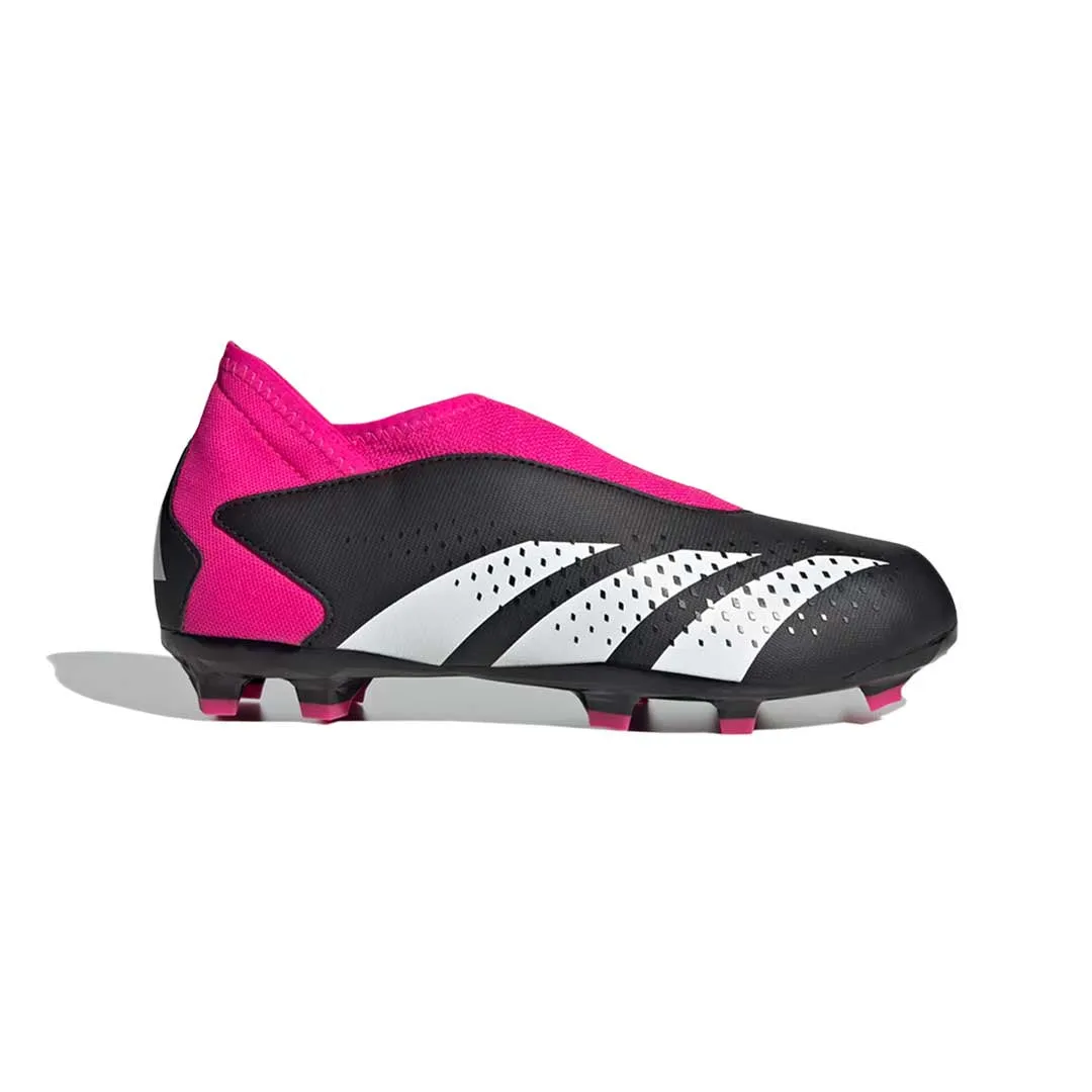 adidas - Kids' (Preschool & Junior) Predator Accuracy.3 Laceless Firm Ground Cleats (GW4606)