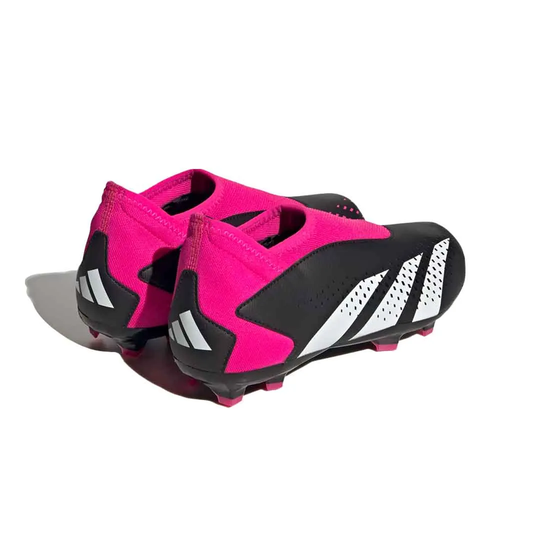 adidas - Kids' (Preschool & Junior) Predator Accuracy.3 Laceless Firm Ground Cleats (GW4606)