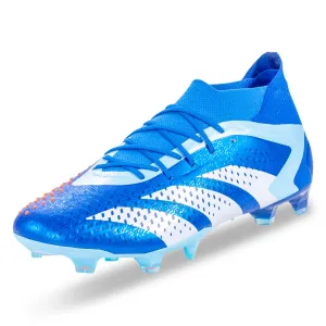 adidas Predator Accuracy.1 Firm Ground Soccer Cleats (Bright Royal/Cloud White/Solar Red)