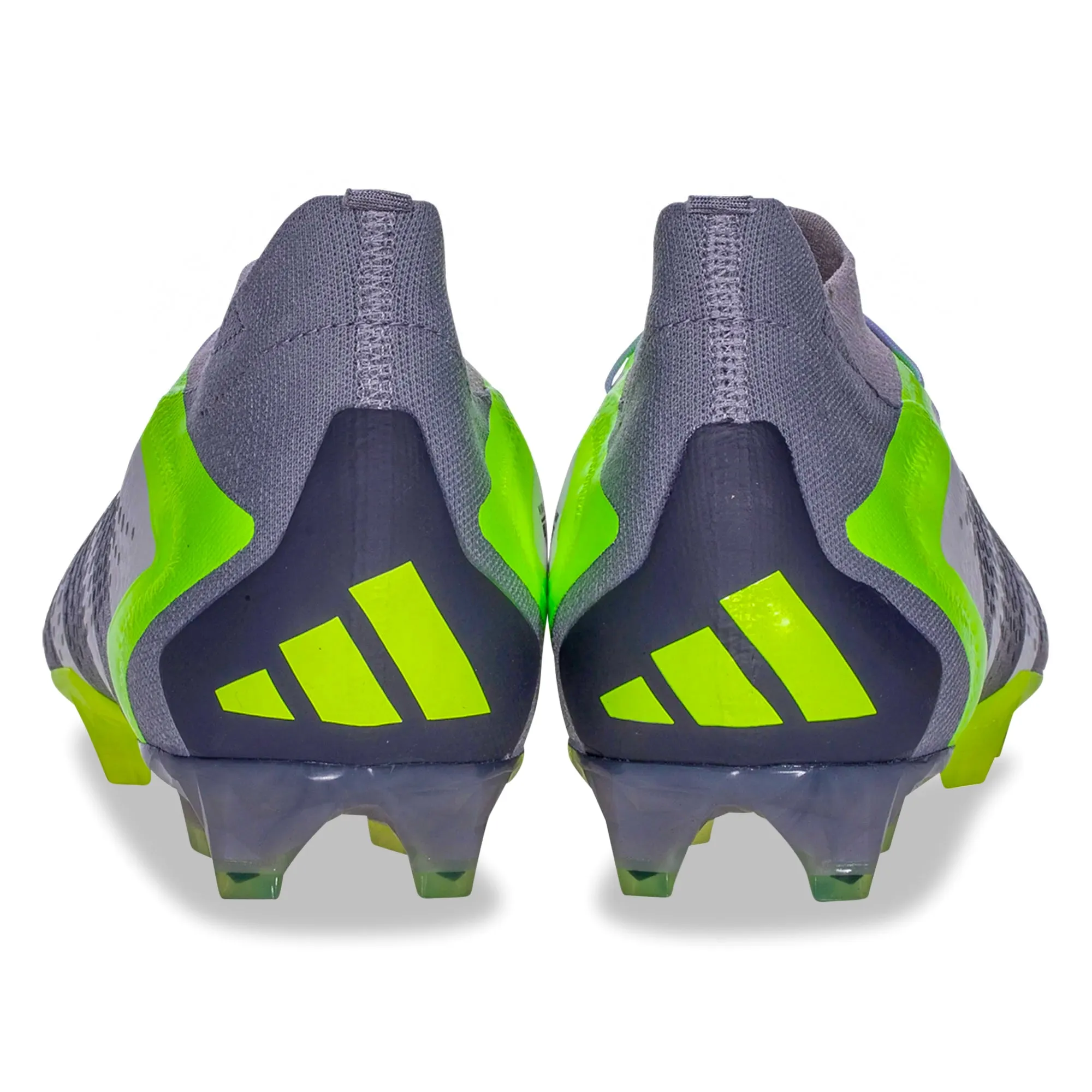 adidas Predator Accuracy.1 Firm Ground Soccer Cleats (White/Core Black/Lucid Lemon)