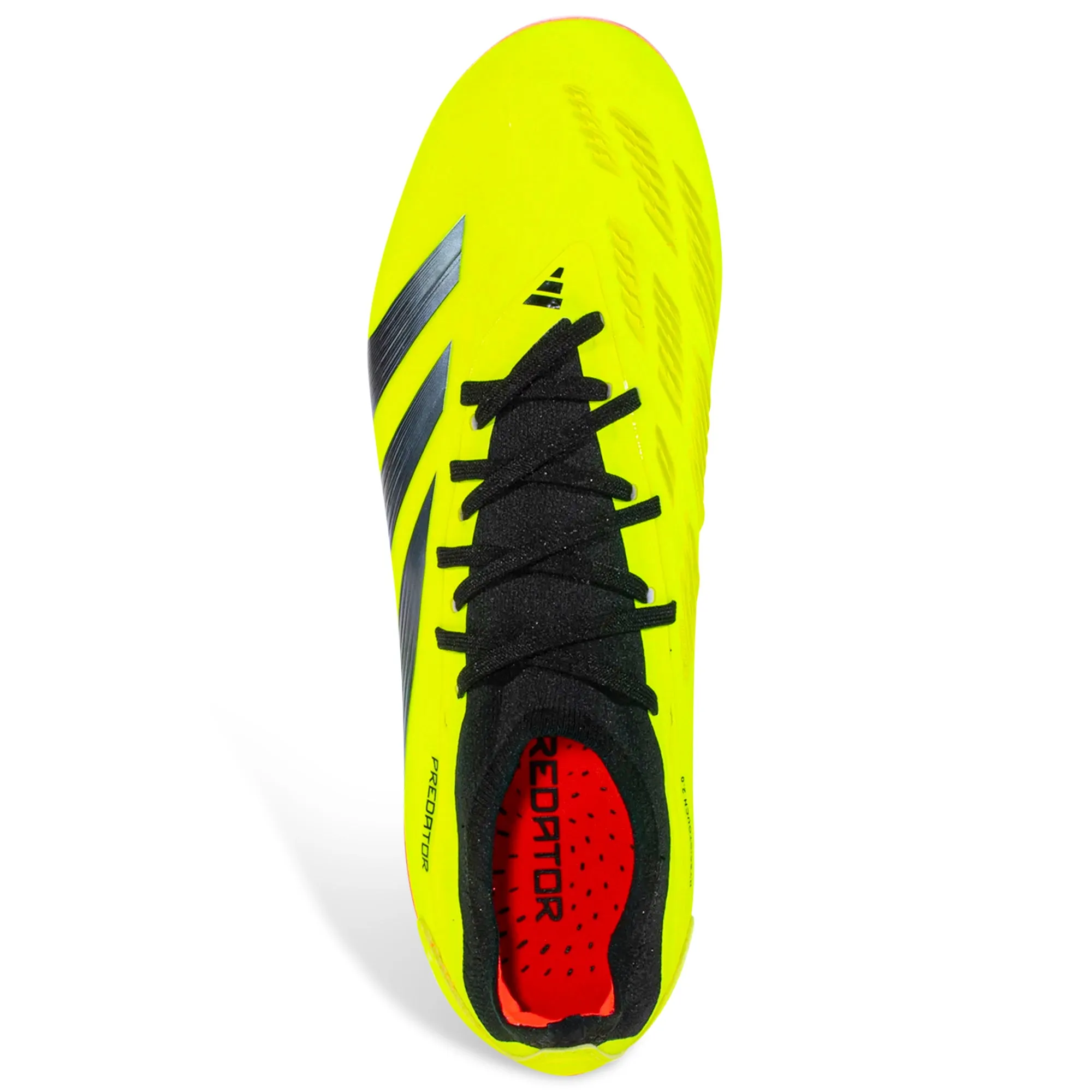 adidas Predator Pro FG Soccer Cleats (Solar Yellow/Black/Solar Red)