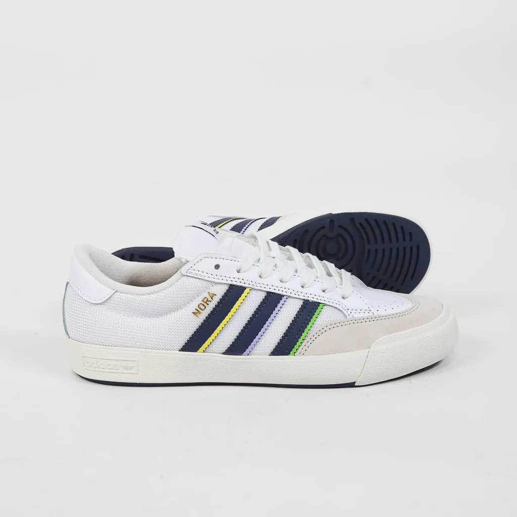 Adidas Skateboarding - Nora Vasconcellos Shoes - Footwear White / Shadow Navy / Gold Metallic