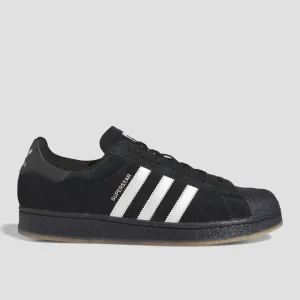 adidas Skateboarding Superstar ADV Skate Shoes - Core Black / Zero Metallic / Spark