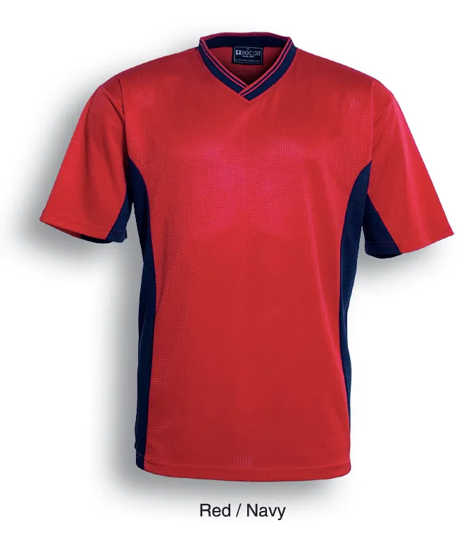 Adults Soccer Panel Jersey - Red/Navy