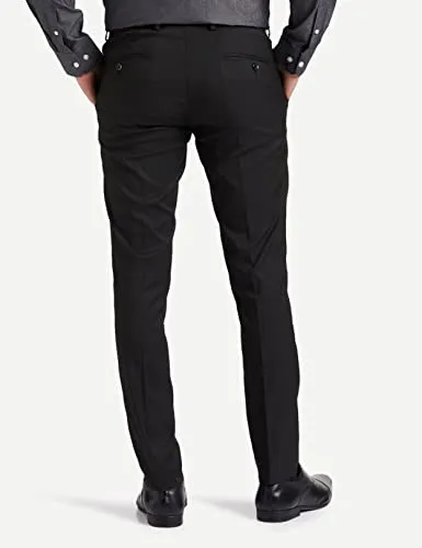 Amazon Brand - Symbol Men's Slim Dress Pants (SY-SS19-MFT-031_Black_34)