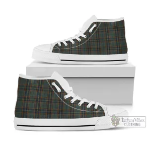 Antrim County Ireland Tartan High Top Shoes