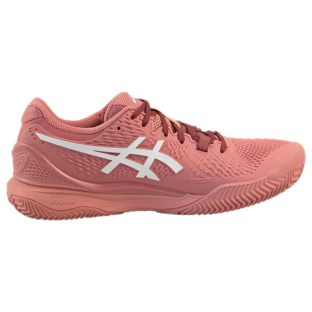 Asics Women's Gel-Resolution 9 - Clay - Light Garnet/White