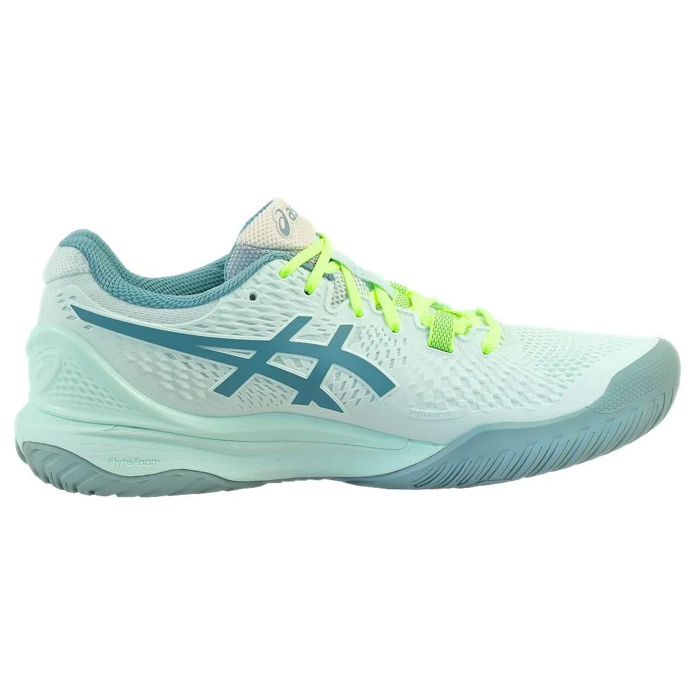 Asics Women's Gel-Resolution 9 - D Width - Soothing Sea/Gris Blue