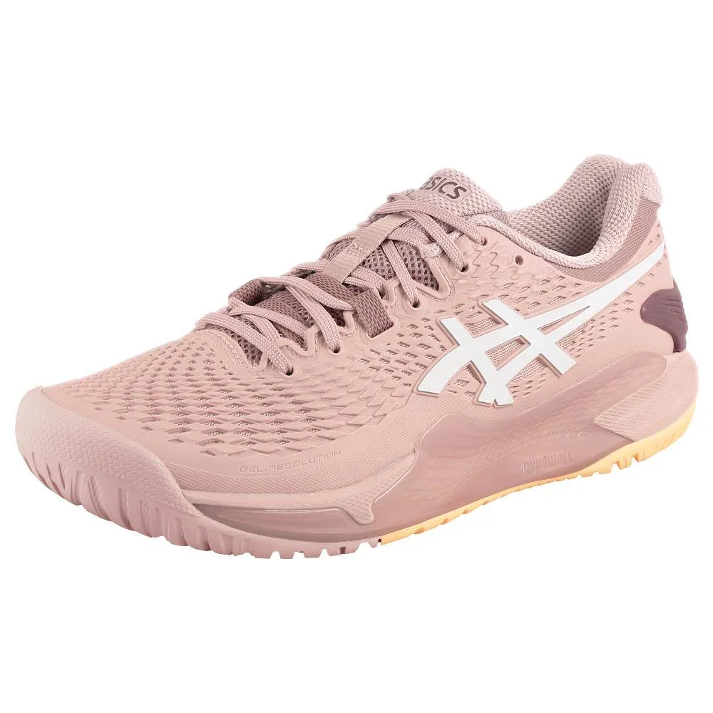 Asics Women's Gel-Resolution 9 - D Width - Watershed Rose/White