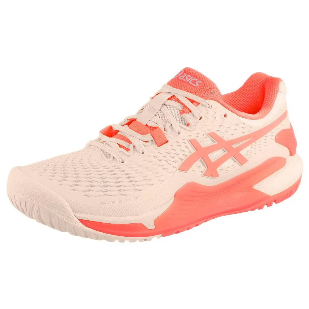 Asics Women's Gel-Resolution 9 - Pearl Pink/Sun Coral