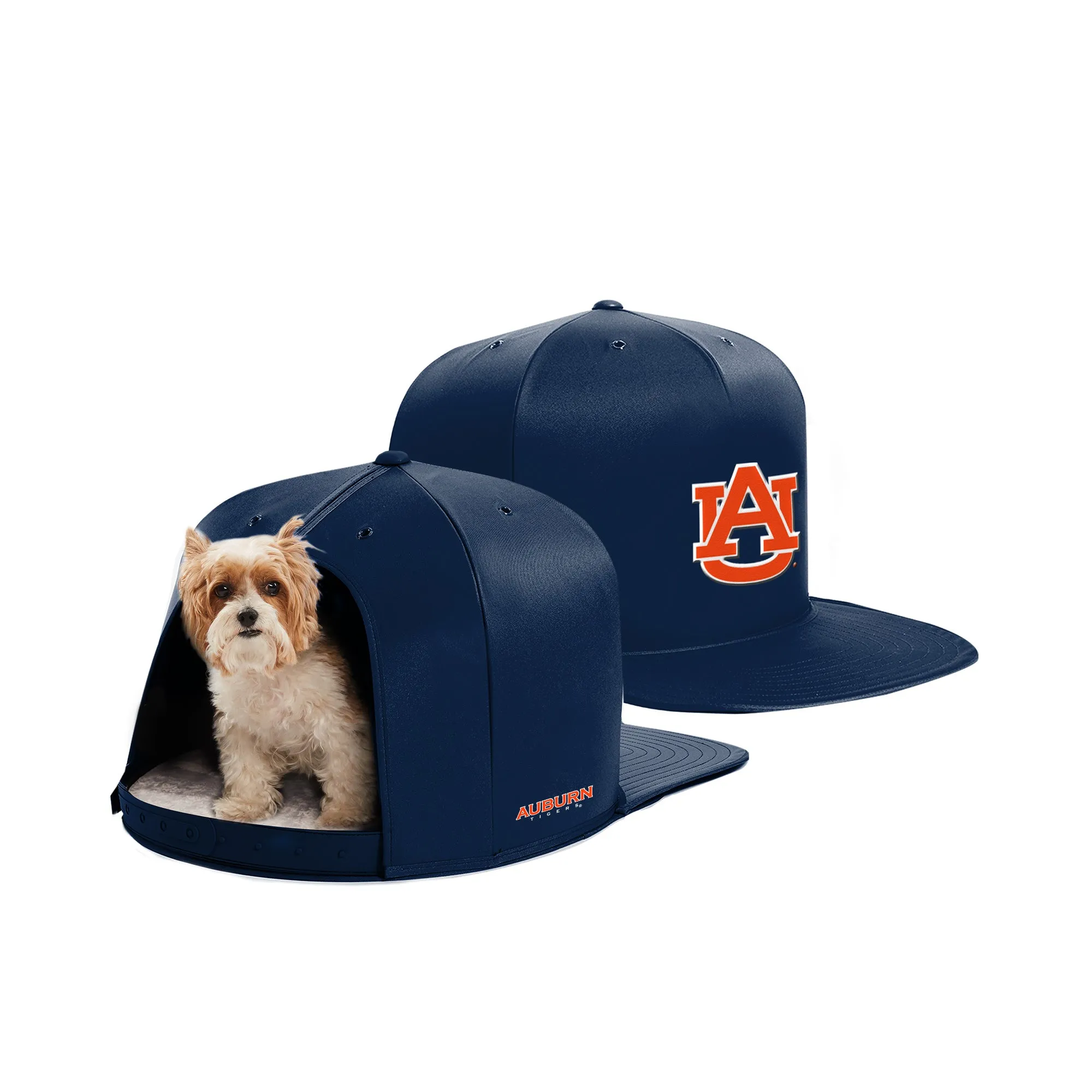 AUBURN UNIVERSITY NAP CAP PREMIUM DOG BED