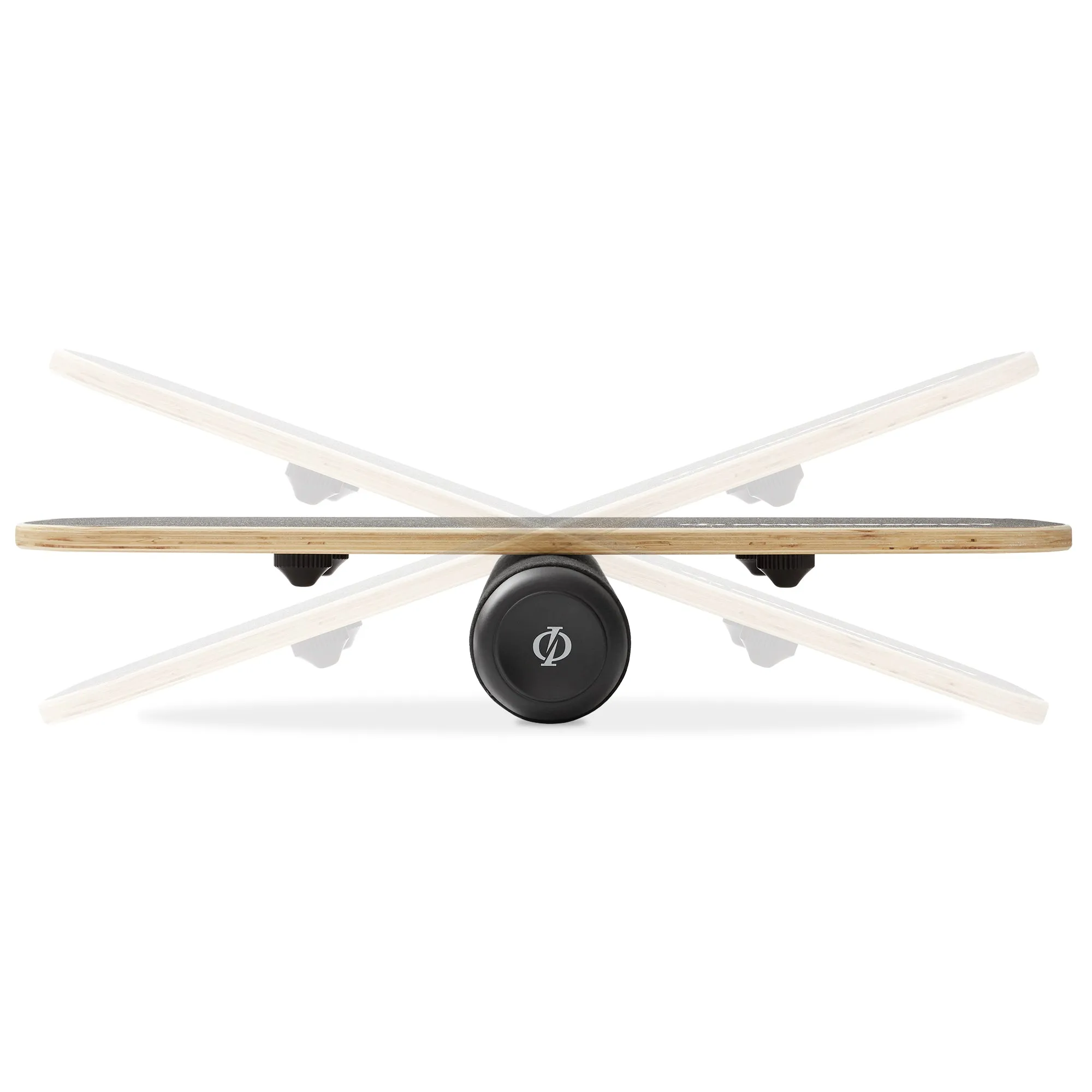 Balance Board - Wooden Balance Trainer with Adjustable Stoppers