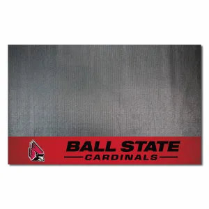 Ball State Cardinals Vinyl Grill Mat - 26in. x 42in.