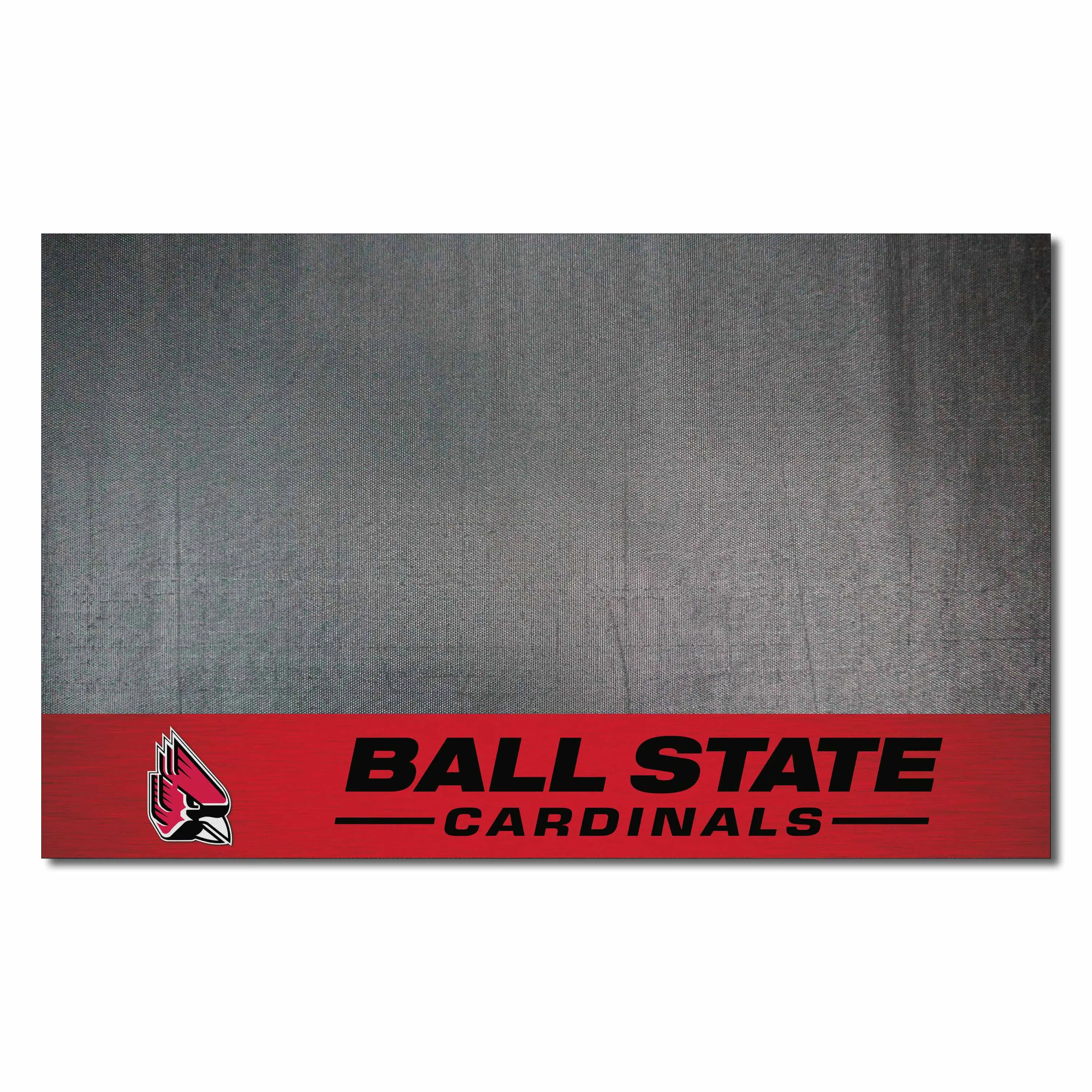 Ball State Cardinals Vinyl Grill Mat - 26in. x 42in.