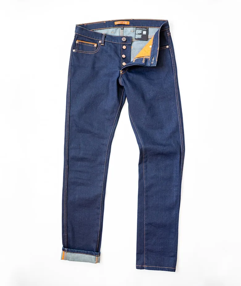 BOLID'STER "HIP'STER" Indigo Men's Motorcycle ARMALITH® Jeans