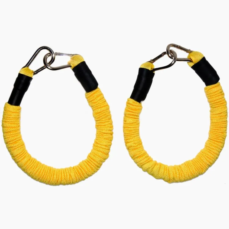 Bounce Trainer Fitness Resistance Band Boxing Suit Latex Tube Tension Rope Leg Waist Trainer, Weight: 80 Pounds(Yellow)