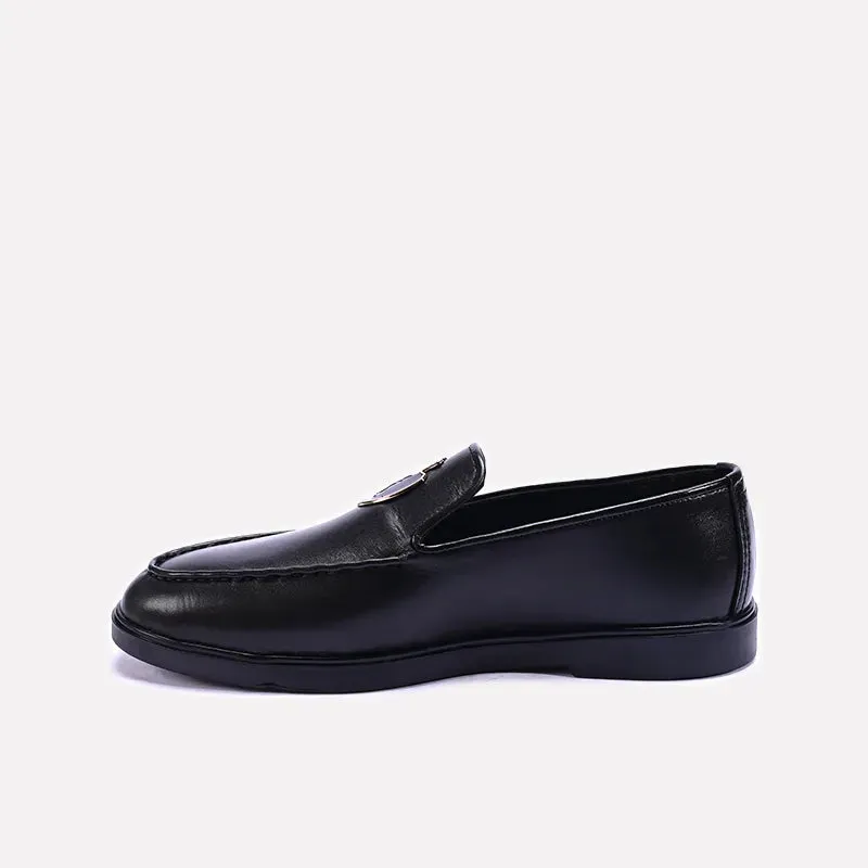 Brockton Black Formal Moccasin 0111079