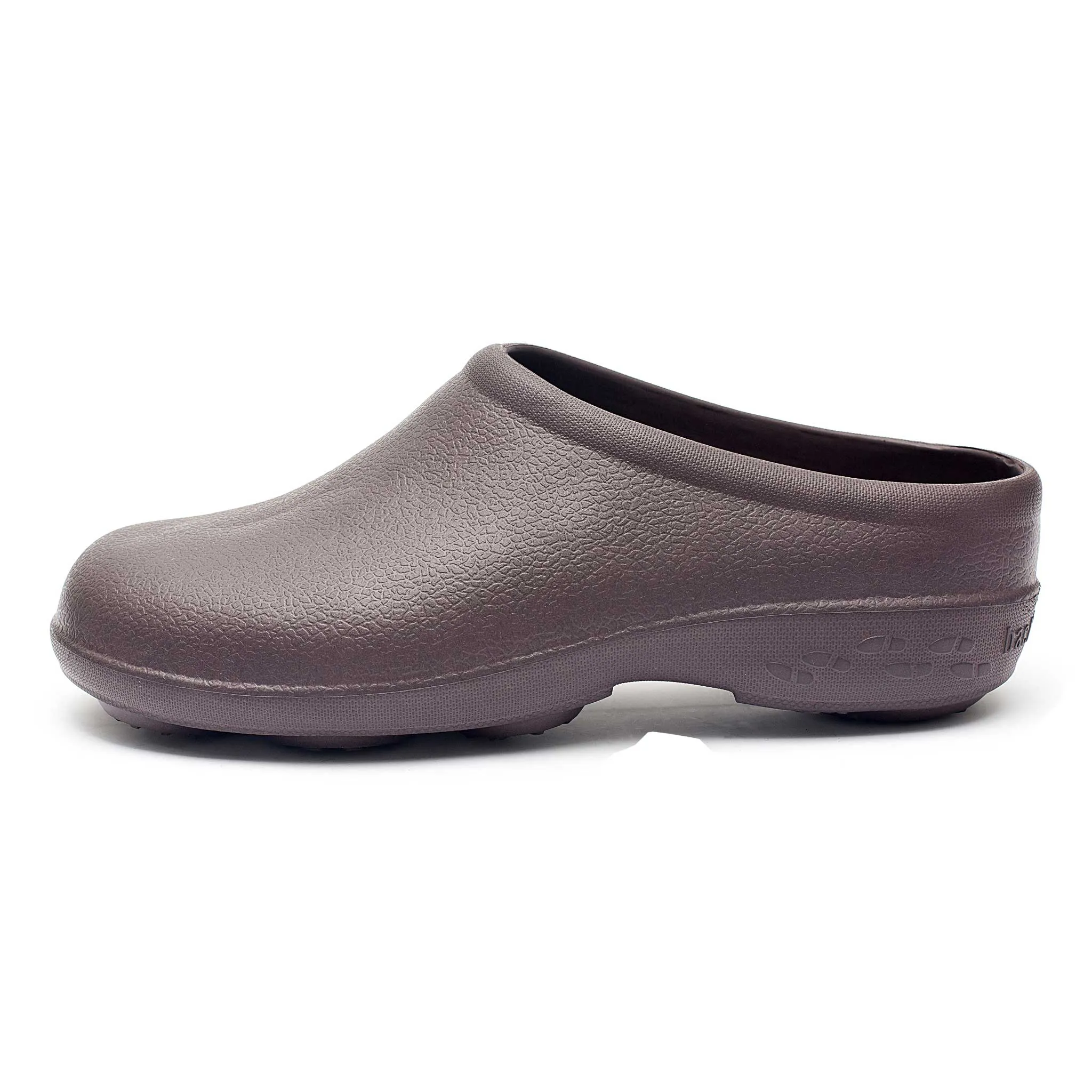 Brown Chunky Tread Classic Men's Clogs