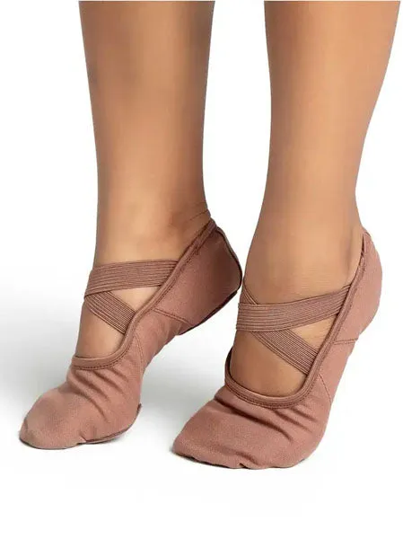 Capezio 2037W Hanami Canvas Split Sole Strecth Ballet Slipper