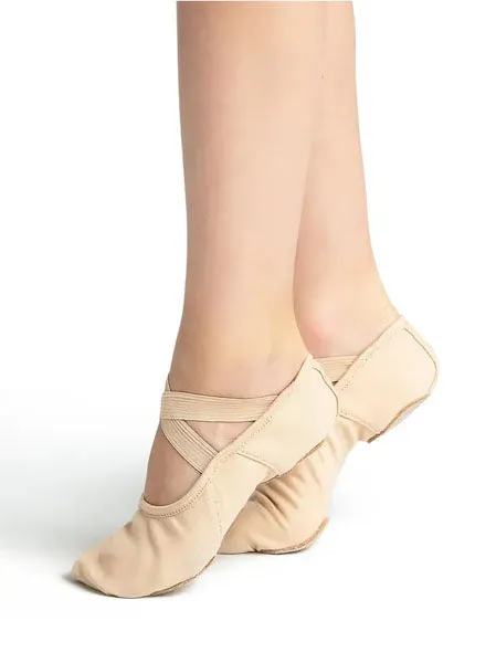 Capezio 2037W Hanami Canvas Split Sole Strecth Ballet Slipper