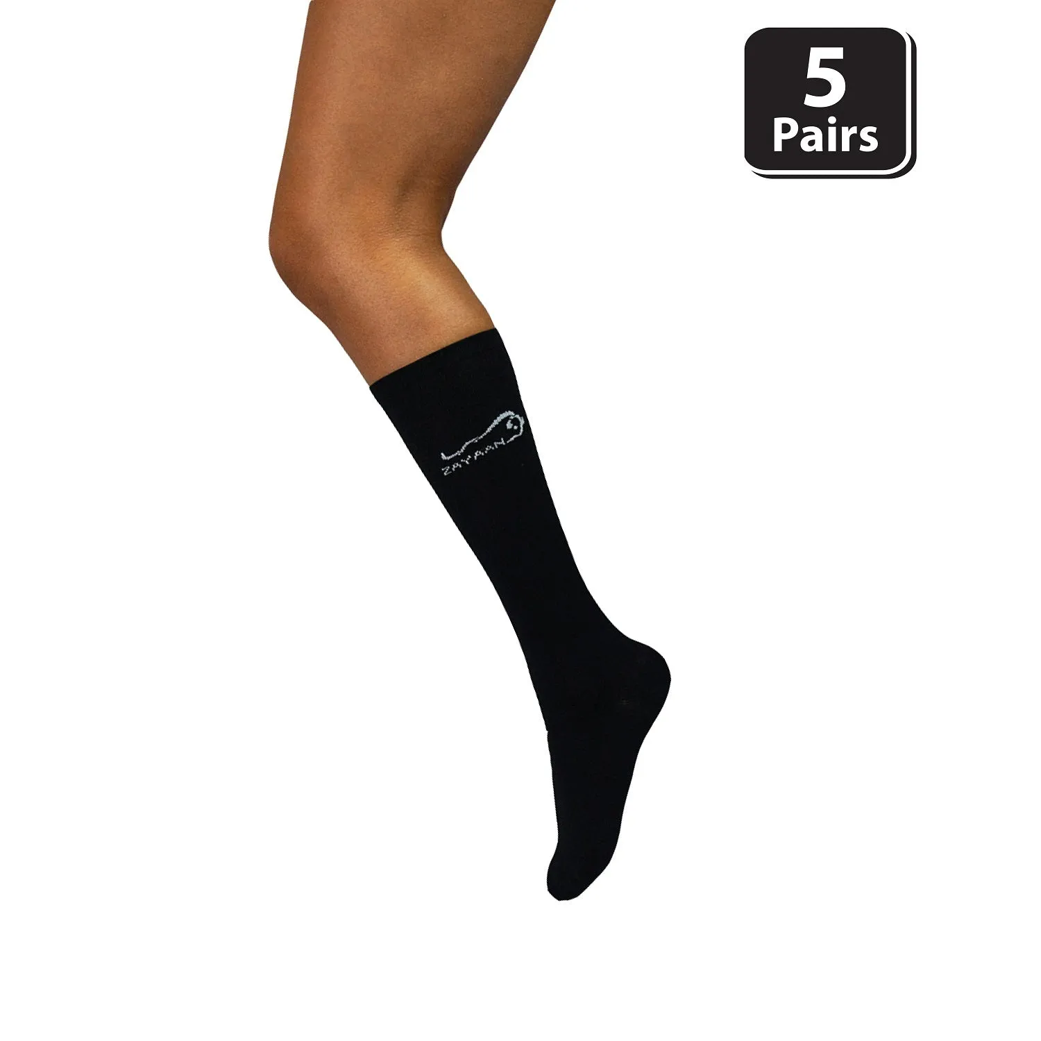 Classic Compression Socks, Anti-Fatigue, Odor & Moisture Resistance (5 Pairs)