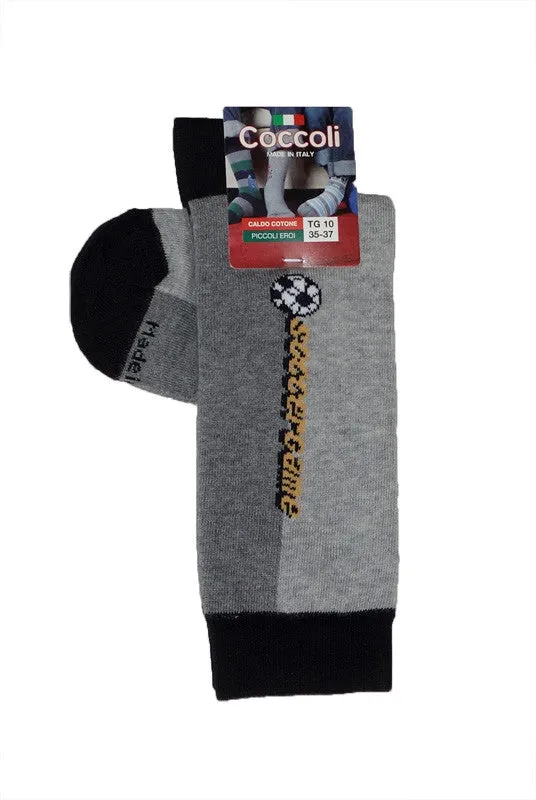 Coccoli Soccer Boys Cotton Socks