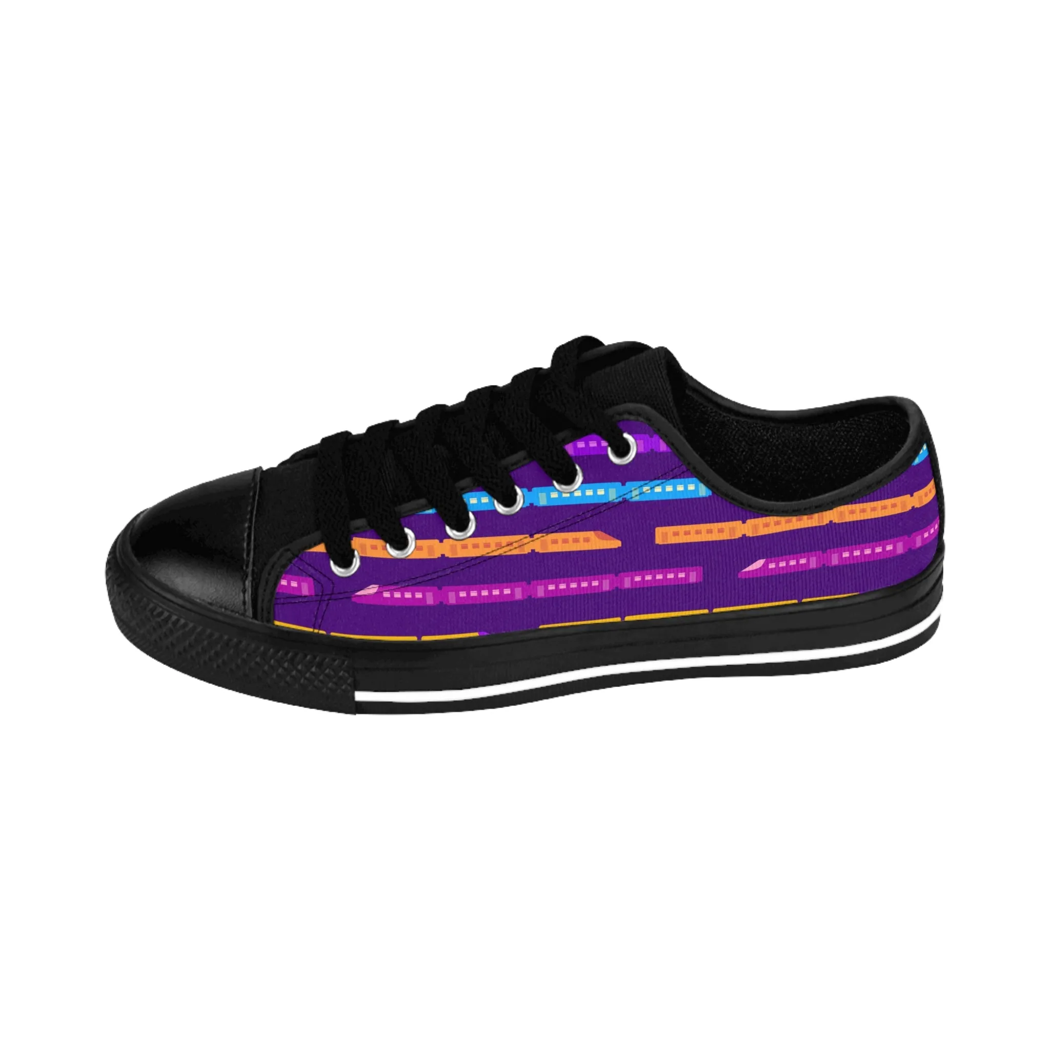 Colorful Trains Women's Sneakers