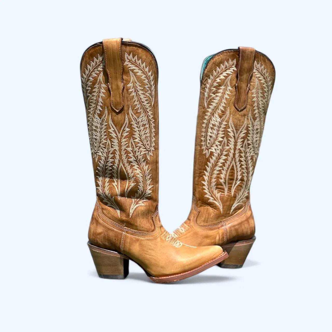 Corral Women's LD Golden Embroidery Tall Boot A4216