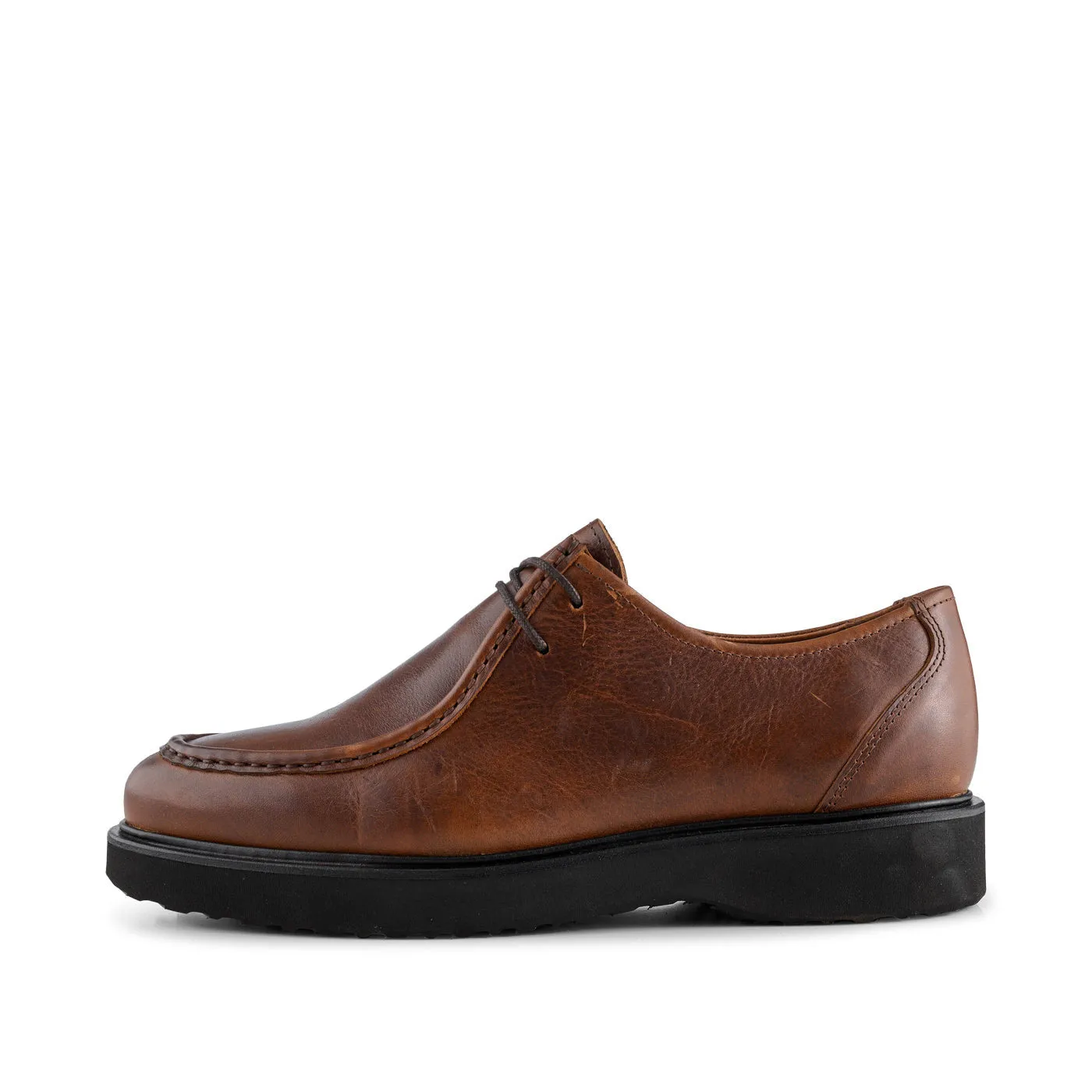 Cosmos apron shoe leather - BROWN