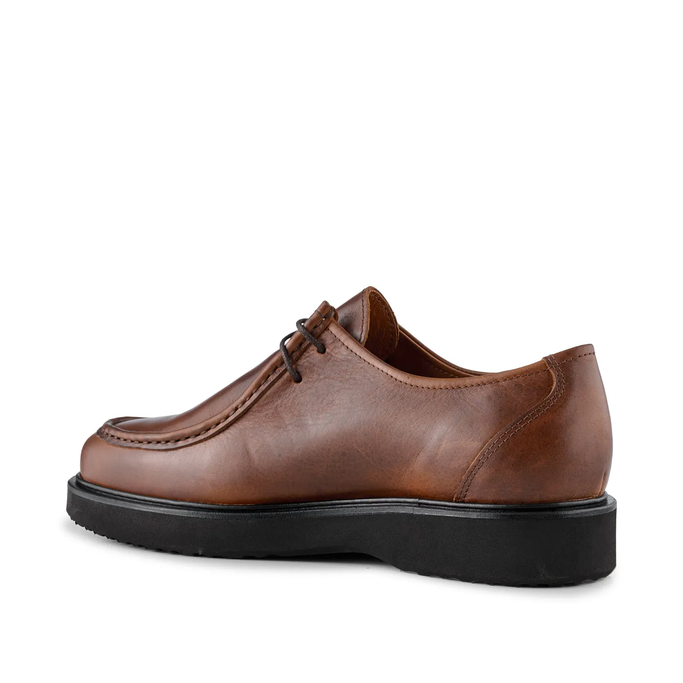 Cosmos apron shoe leather - BROWN