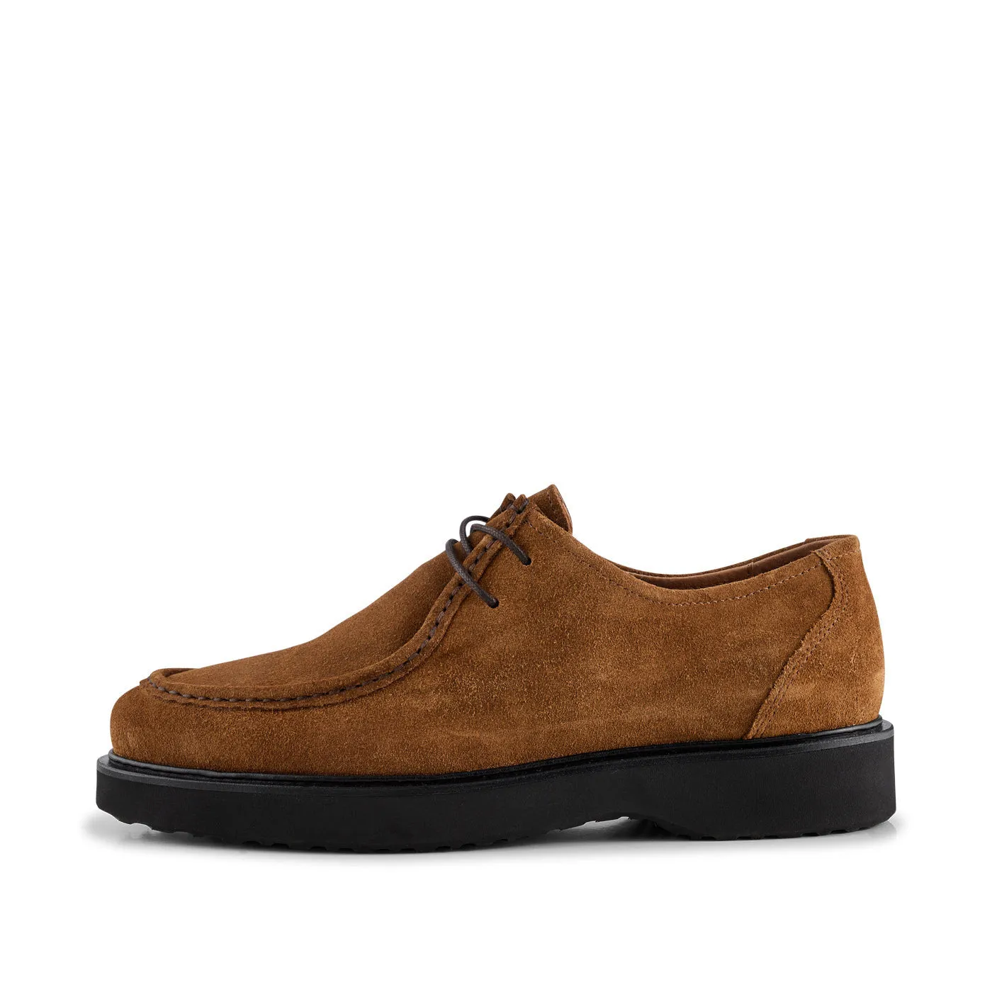 Cosmos apron shoe suede - TAN