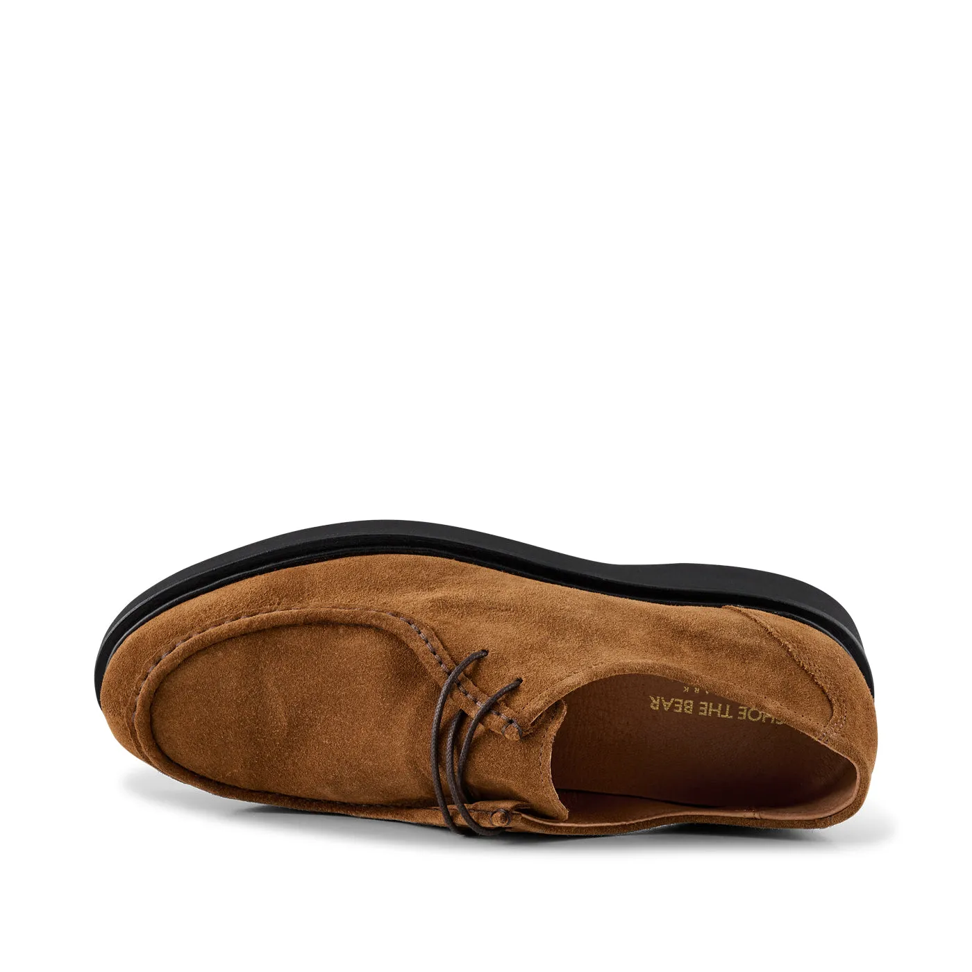 Cosmos apron shoe suede - TAN