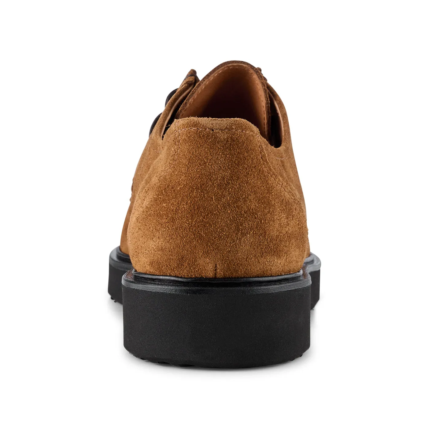 Cosmos apron shoe suede - TAN