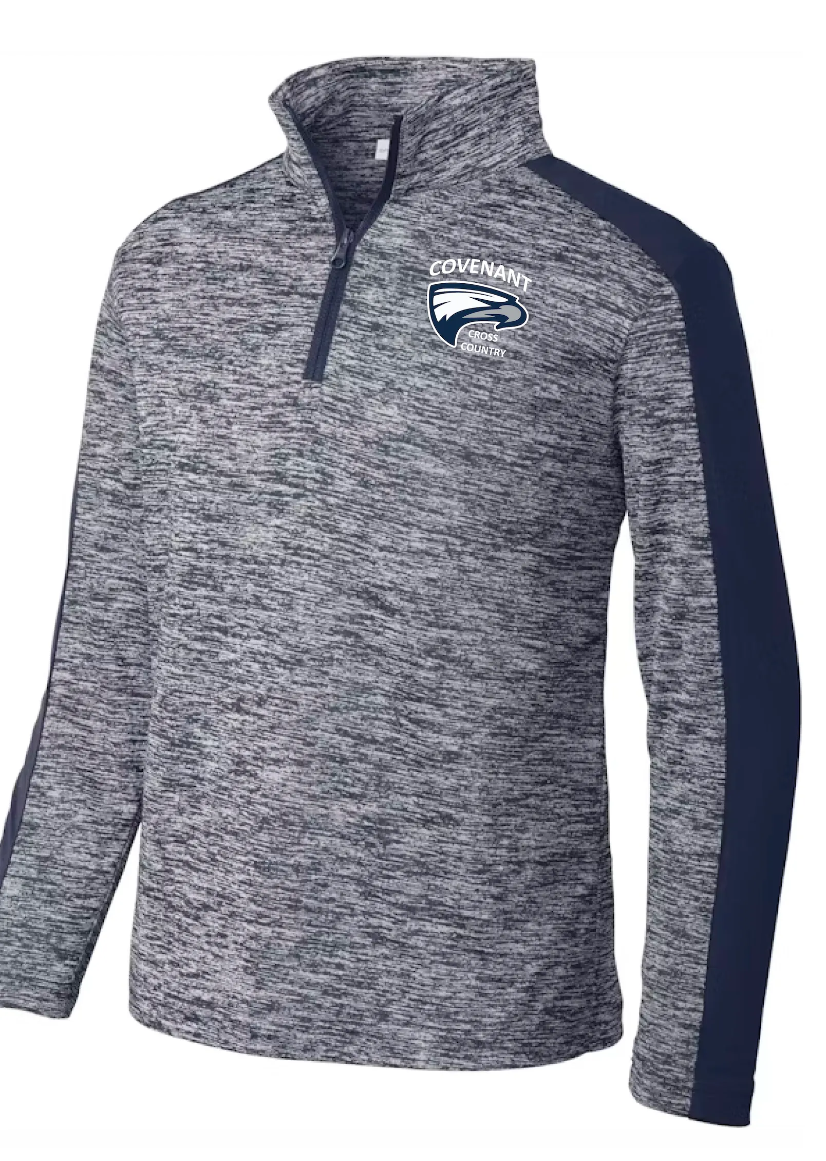 Covenant Fall Sports - Heather Navy 1/4 Zip