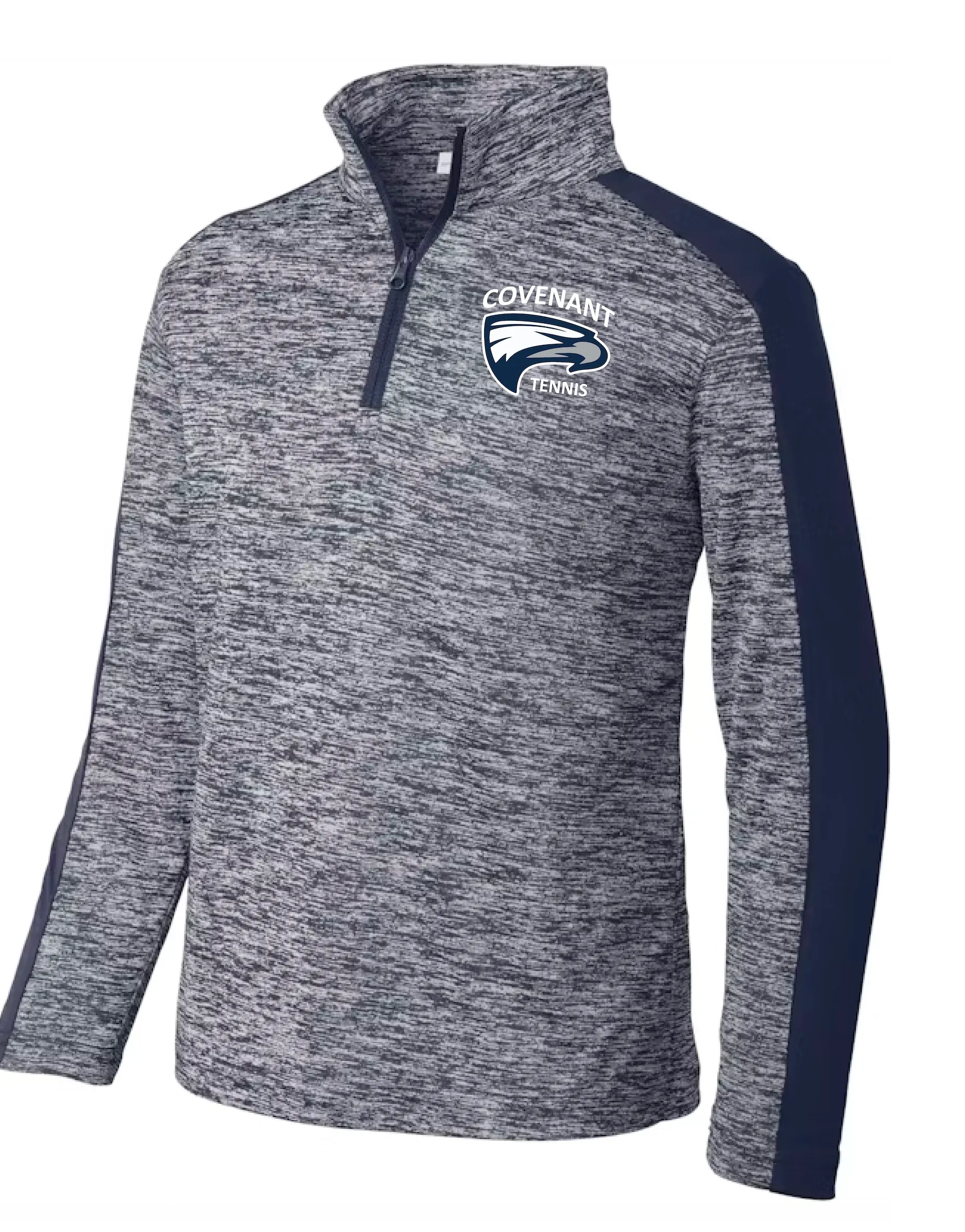 Covenant Fall Sports - Heather Navy 1/4 Zip