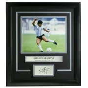 Diego Maradona Framed 8x10 Argentina Photo w/Laser Engraved Signature