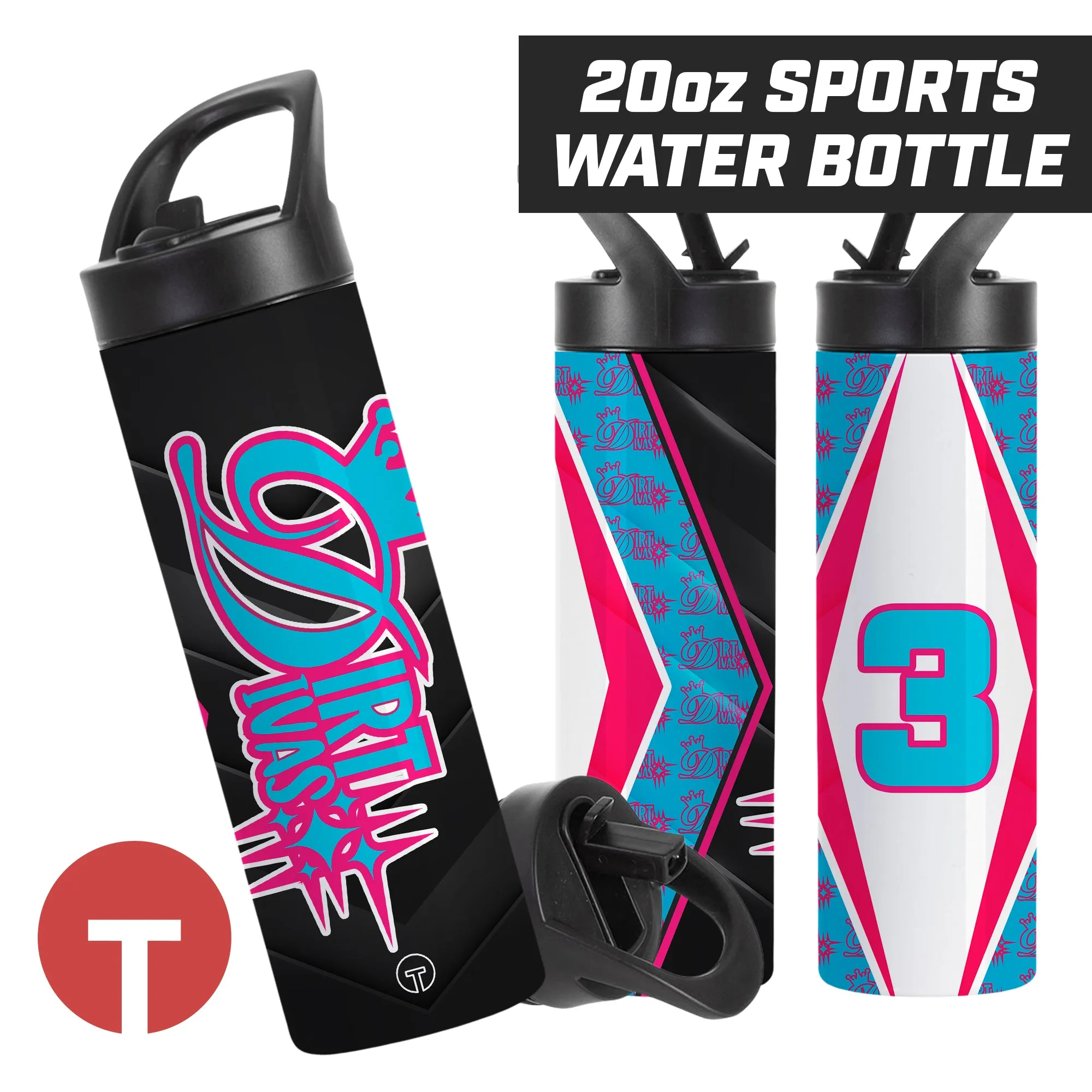 Dirt Divas - 20oz Sports Tumbler