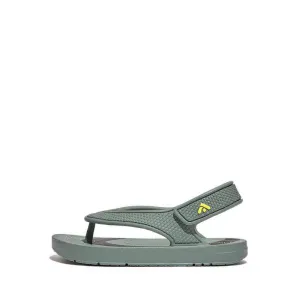 Fitflop Iqushion Kid's Toddler Ergonomic Back-Strap Flip-Flops - Greystone