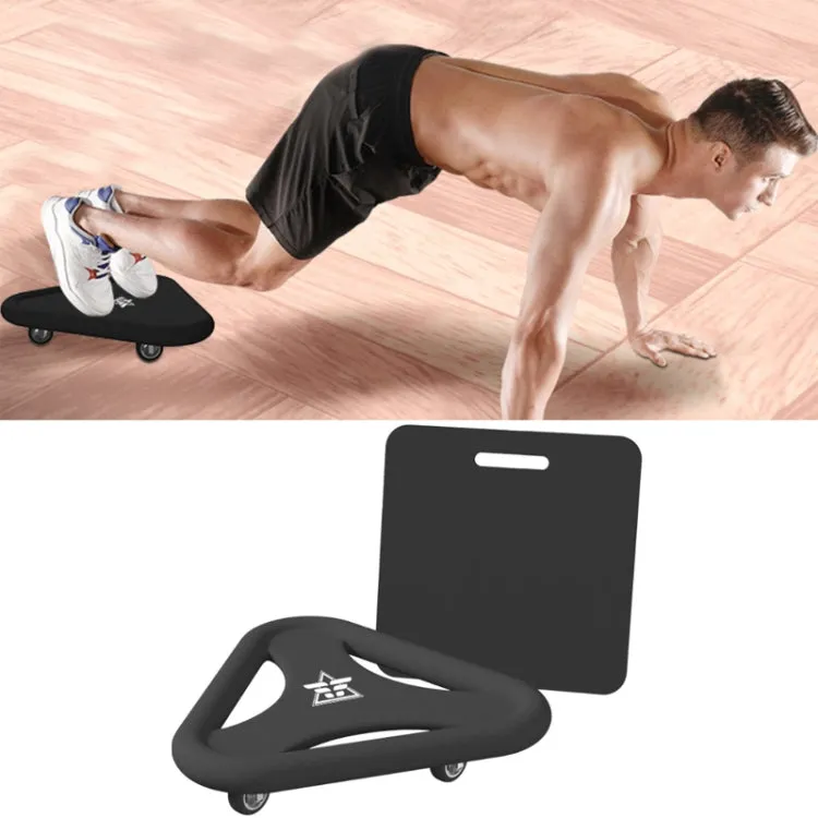 Fitness Multi-function Universal Triangle Abdominal Plate(Black)