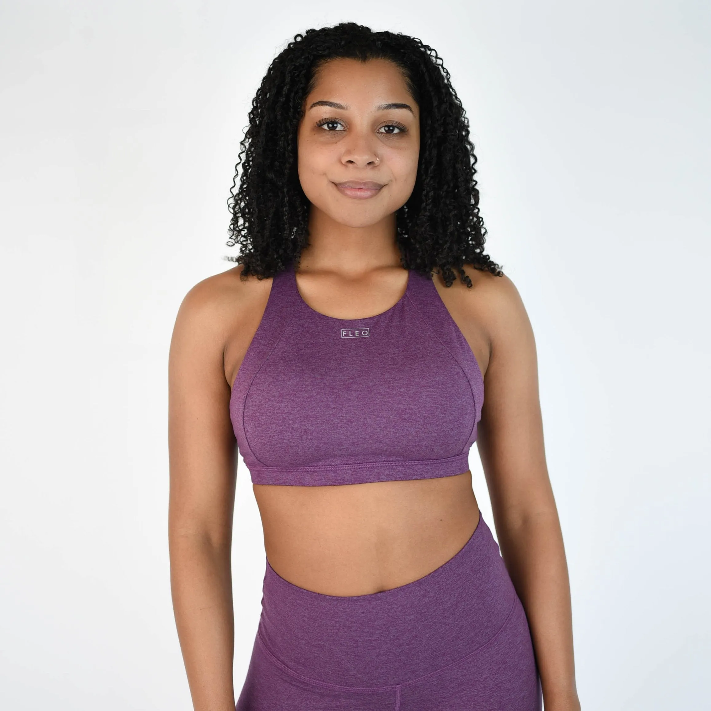 FLEO Jourdaine Sports Bra - Heather Wood Violet