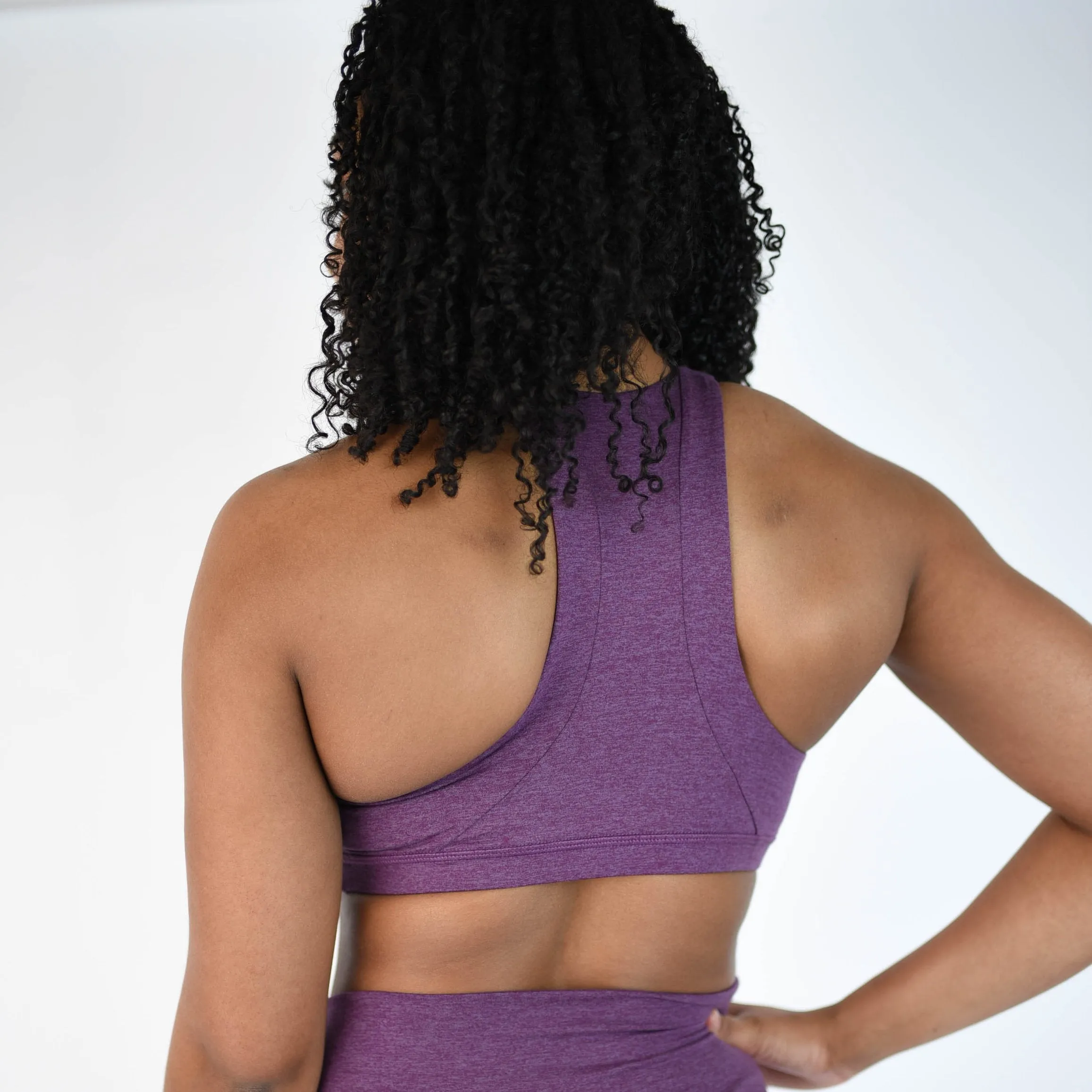 FLEO Jourdaine Sports Bra - Heather Wood Violet