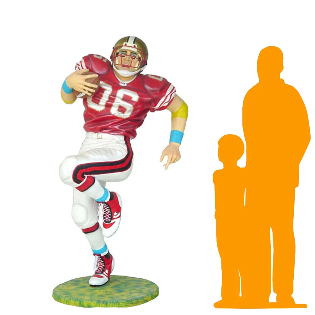 Football Player Life Size Statue